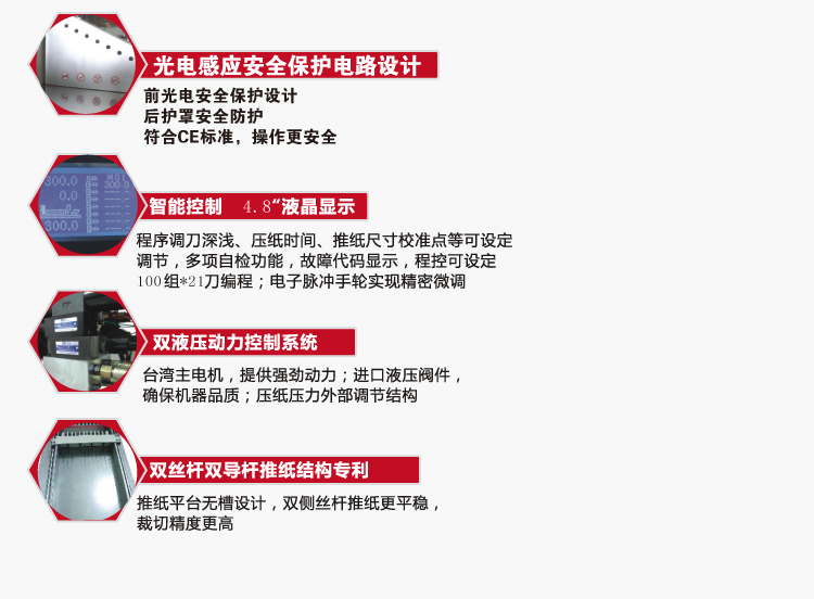 金典GD-H690液壓程控切紙機